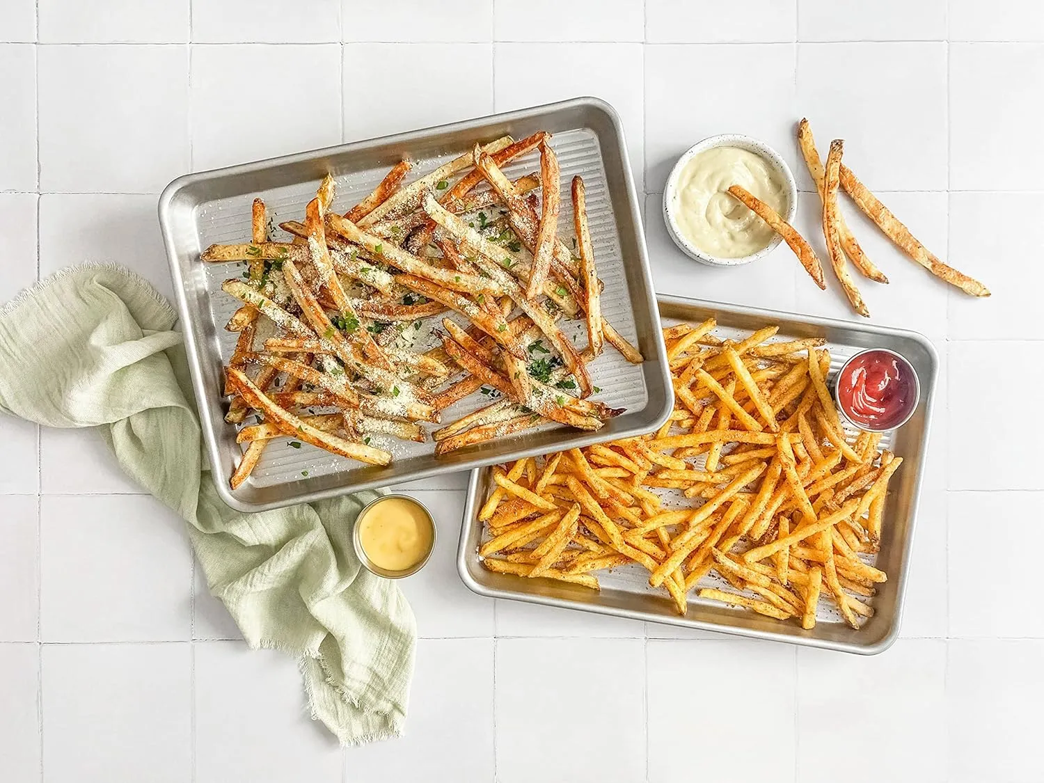 USA Pan Bakeware Nonstick Quarter Sheet Pan, Baking Sheet Aluminized Steel