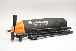 Vanguard VEO 3X 3-in-1 Lightweight Compact Tripod w/Pan head and QR plate   Case