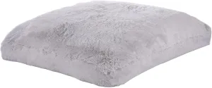 VEVOR Bean Bag Bed Chair, Convertible Chair from BeanBag to Lounge or Mattress, Gaint Bean Bag Chair Bed with Washable Cover for Adults, Fluffy Plush, Foam Filling and Side Pocket, Grey(Full Size)