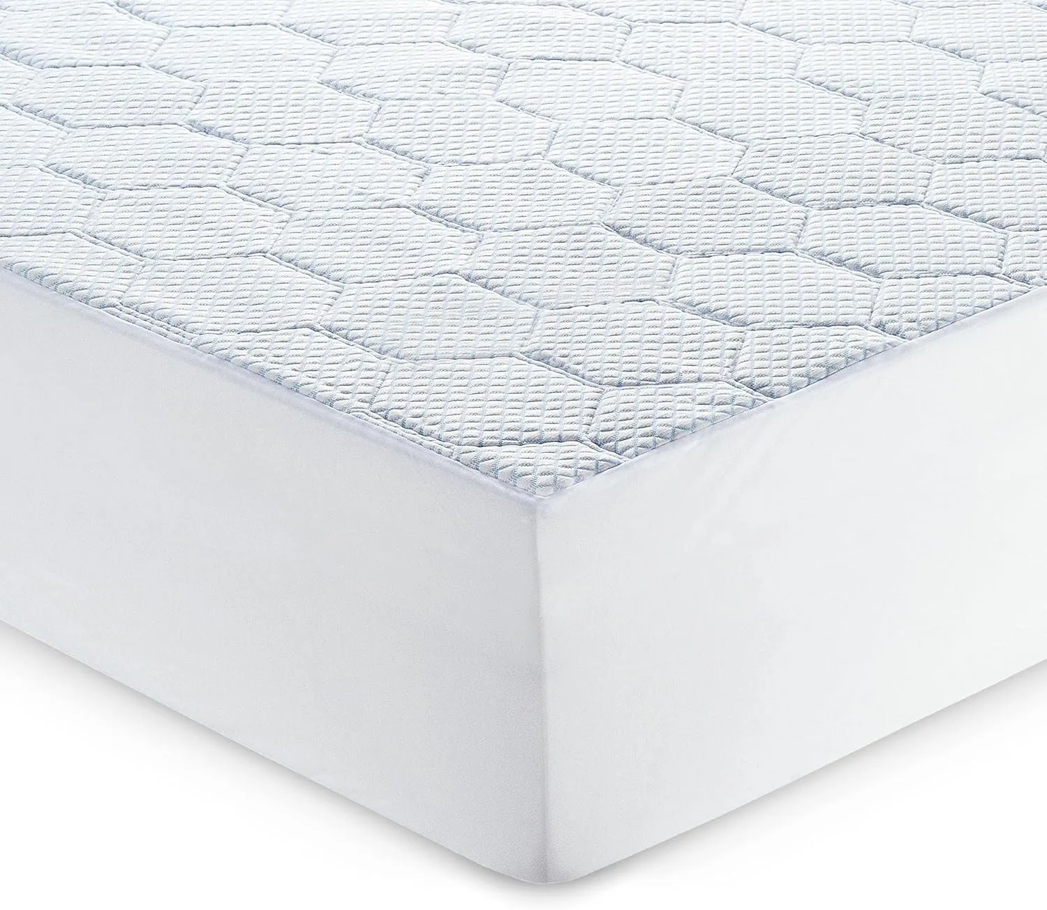 Vibe Cooling Quilted Memory Foam Mattress Pad, Queen