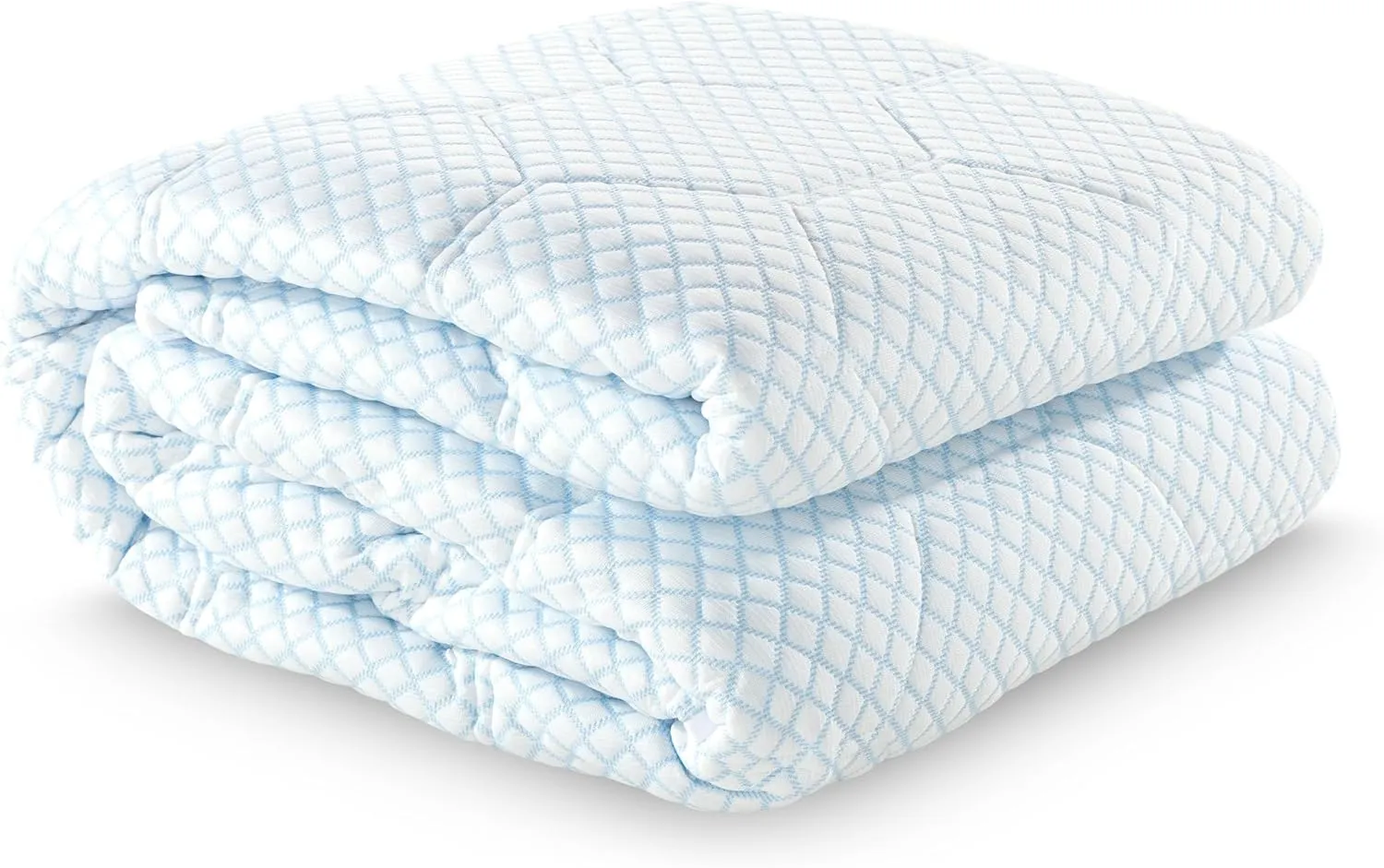 Vibe Cooling Quilted Memory Foam Mattress Pad, Queen