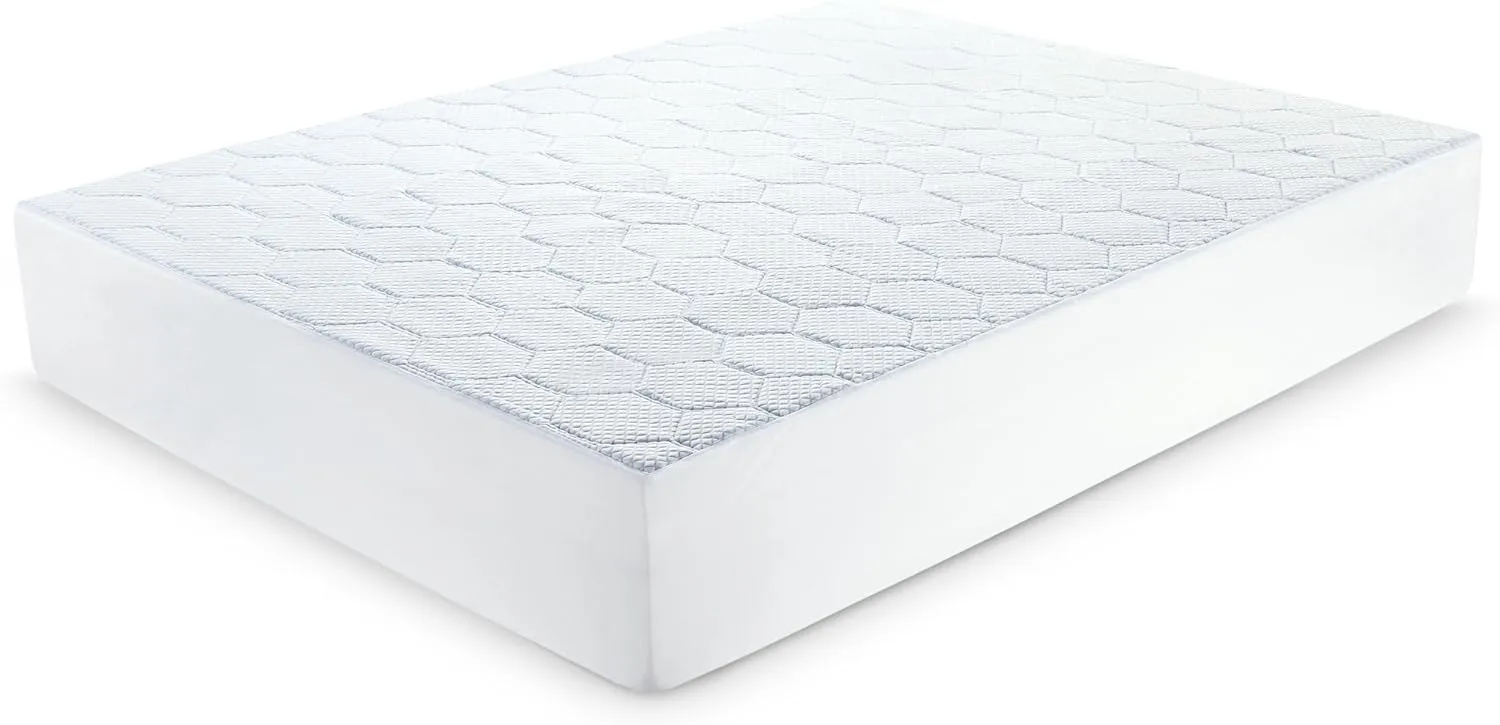 Vibe Cooling Quilted Memory Foam Mattress Pad, Queen