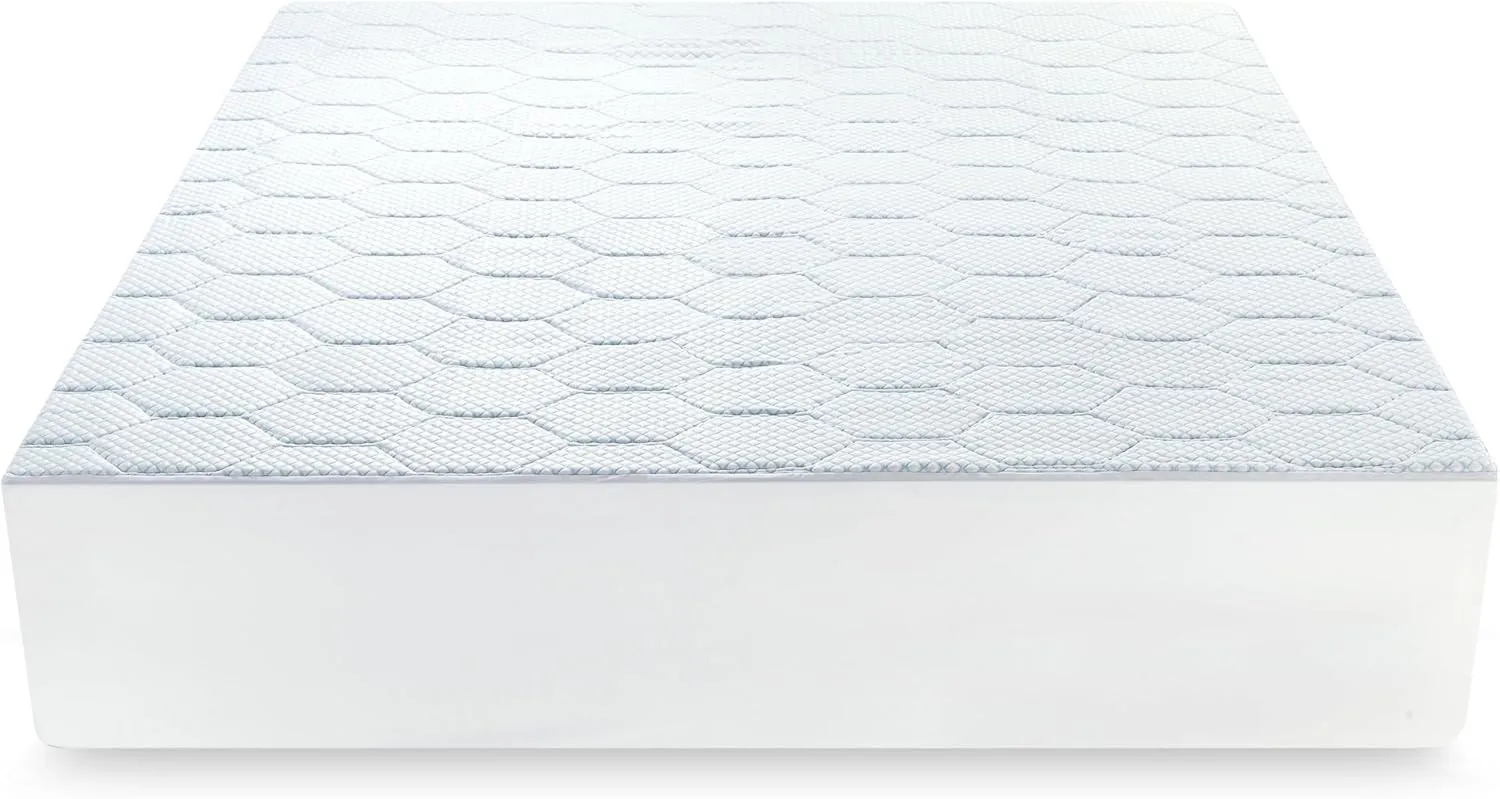 Vibe Cooling Quilted Memory Foam Mattress Pad, Queen