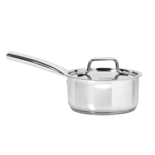 Vinod – Doniv Stainless Steel Majestic Sandwich Bottom Sauce Pan 1.5 Liter/16 cms Induction Friendly