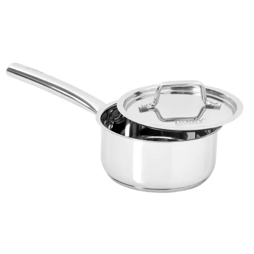 Vinod – Doniv Stainless Steel Majestic Sandwich Bottom Sauce Pan 1.5 Liter/16 cms Induction Friendly