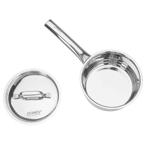 Vinod – Doniv Stainless Steel Majestic Sandwich Bottom Sauce Pan 1.5 Liter/16 cms Induction Friendly