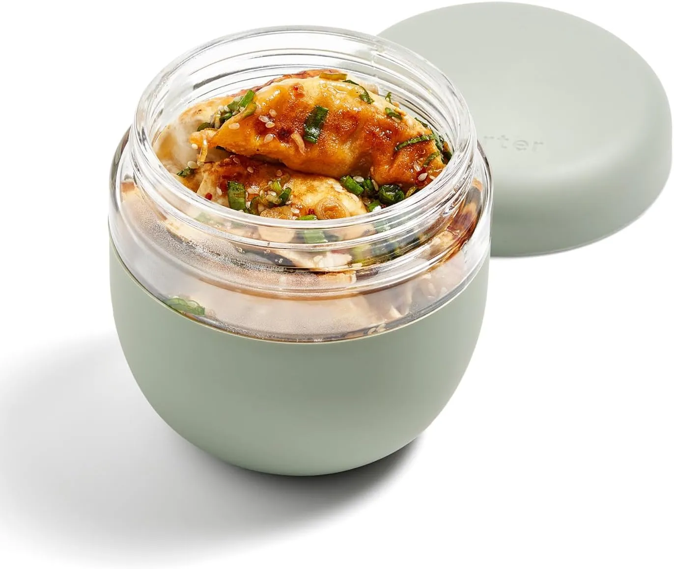 W&P Porter Seal Tight, Lunch Bowl Container w/ Lid | Charcoal 24 Ounces | Leak & Spill Proof, Soup & Stew Food Storage, Meal Prep, Airtight, Microwave and Dishwasher Safe, BPA-Free Glass