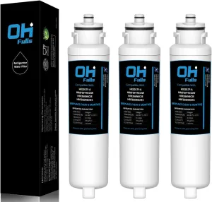 Water Filter HX2017F-A Replacement, Compatible with Hisense HX2017F-A, HX2017FR-A Water Filter Cartridge, 3 Filters Included