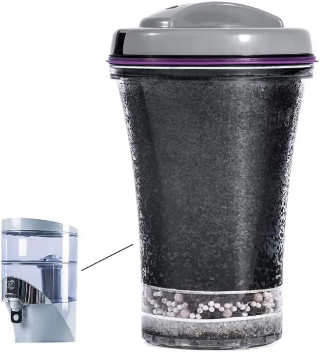 Water Filter Replacement 13845 for PiMag Countertop Waterfall Gravity Filtration System 1384 & 13681- Water Purifier Cartridge for Nikken Filter Replacement -Home Alkaline Drinking Dispenser Cartridge