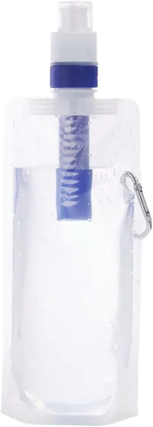 Water Storage Bag Reusable Hiking Water Pouch Compact Water Filter Bag for Outdoor
