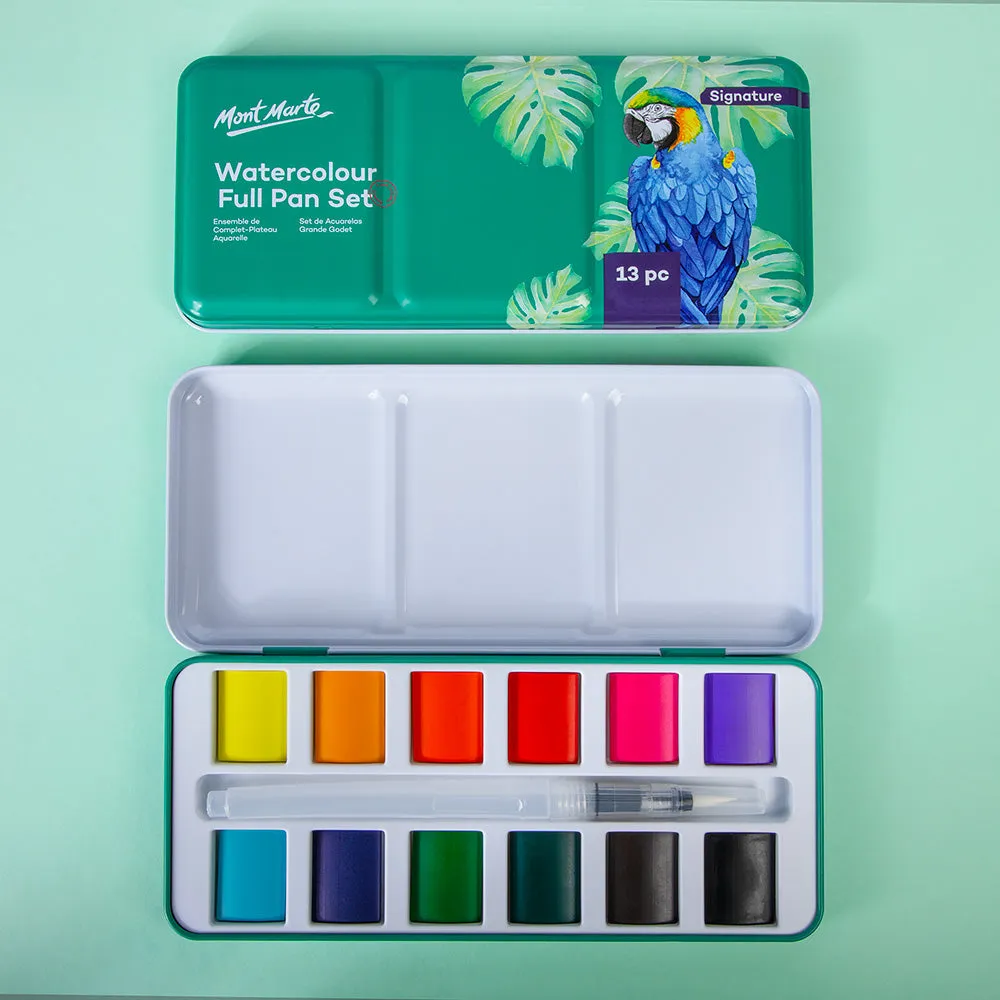 Watercolour Full Pan Set Signature 13pc