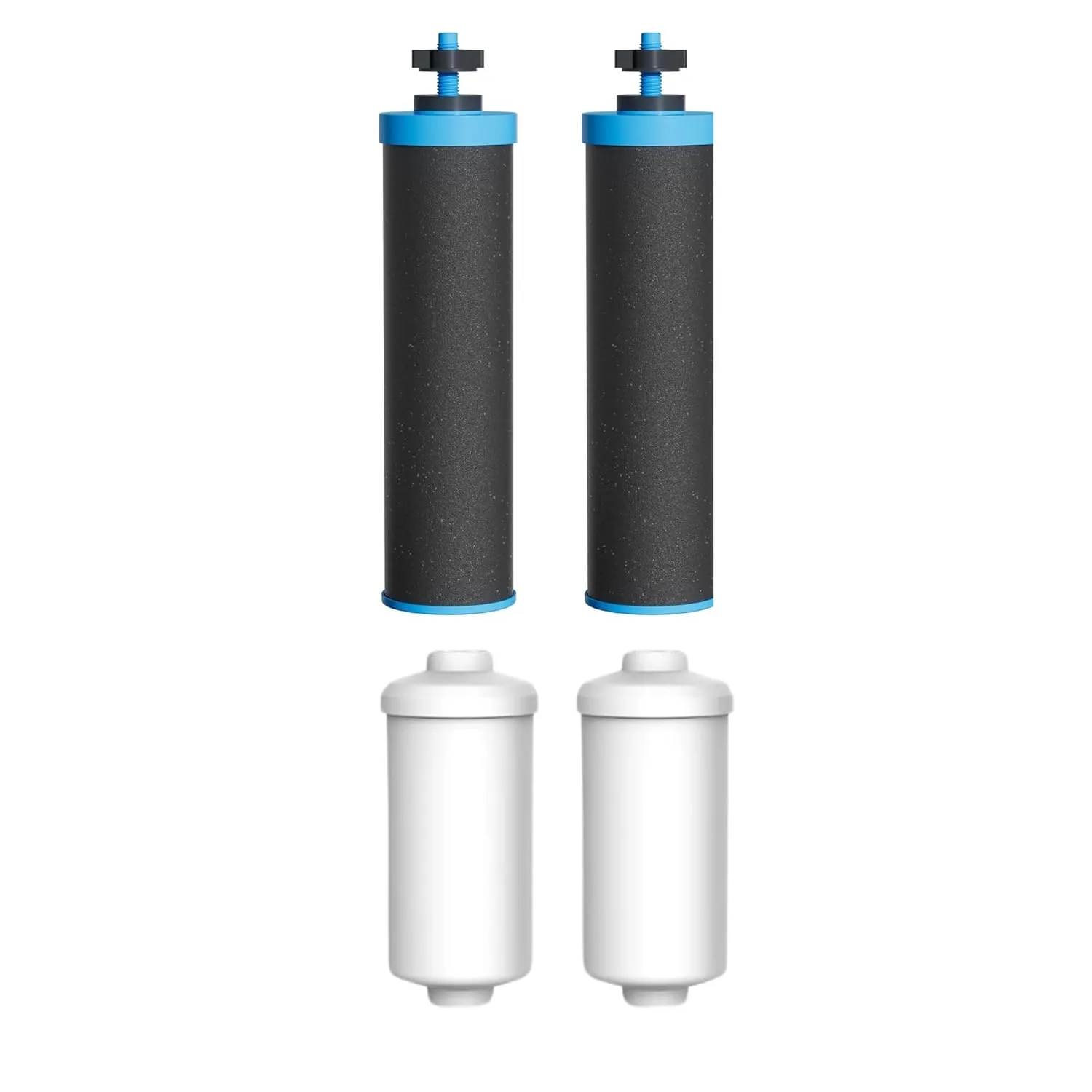 Waterdrop Alkaline Water Filter, Replacement for Berkey® BB9-2 Black Filters & NSF/ANSI 372 Certified Fluoride Filters