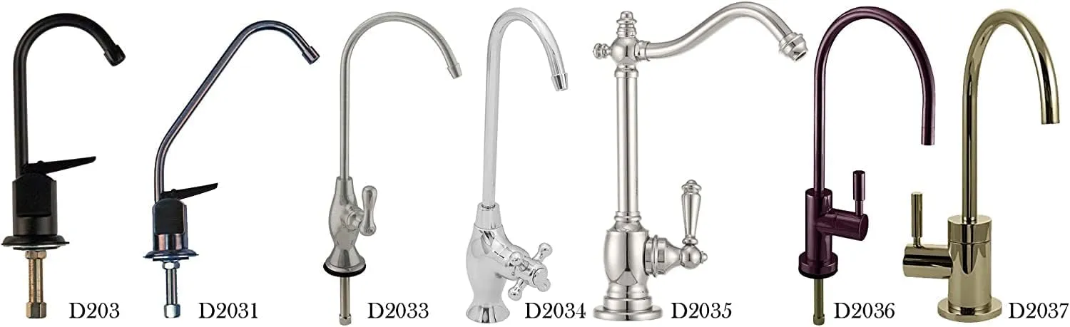Westbrass D203-NL-26 6" Touch-Flo Style Pure Cold Water Dispenser Faucet, 1-Pack, Polished Chrome