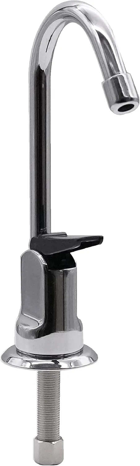 Westbrass D203-NL-26 6" Touch-Flo Style Pure Cold Water Dispenser Faucet, 1-Pack, Polished Chrome
