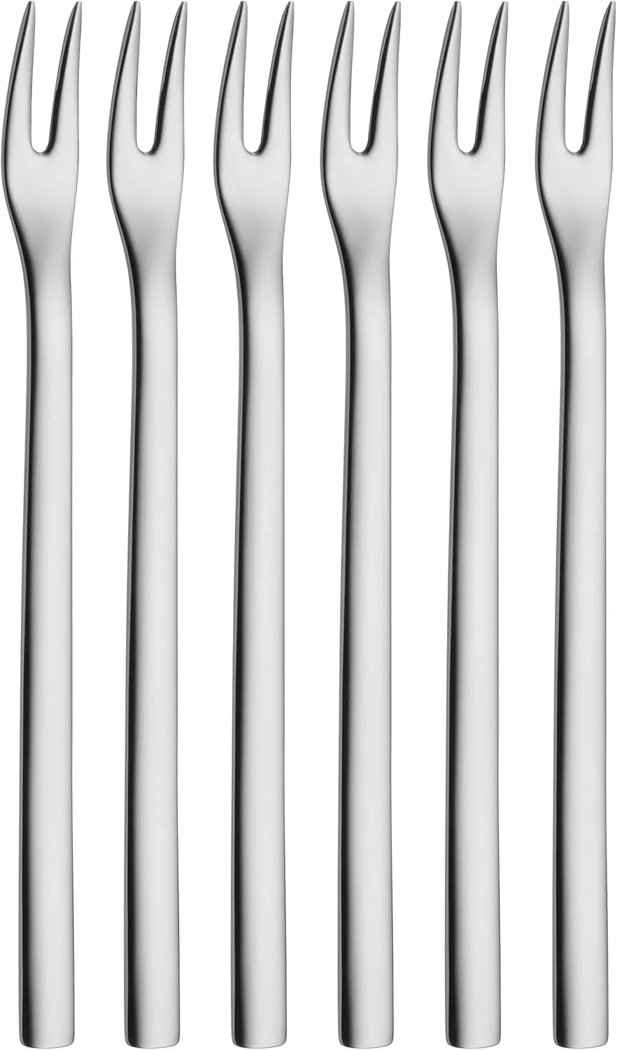 WMF Snack Forks Set of 6 Nuova Cromargan Stainless Steel 18/10 Polished
