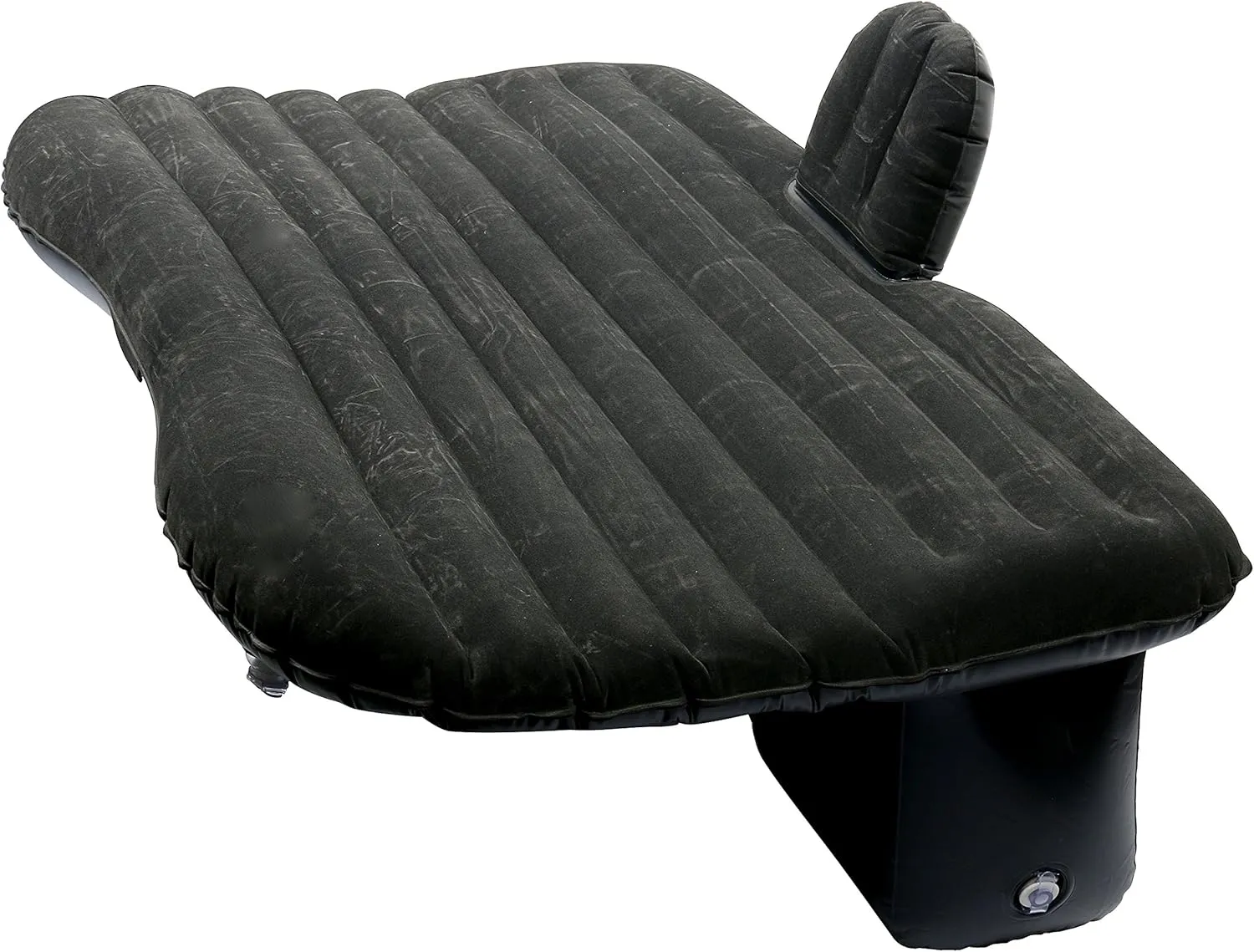 YaeTact Large Car Travel Inflatable Mattress Inflatable Bed Camping Universalwith Two Air Pillows with Pump (Black)
