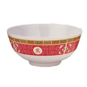 Yanco LG-5207 7" Noodle Bowl, Chinese Style, Melamine 42 Oz, Pack of 48 (4 Dz)