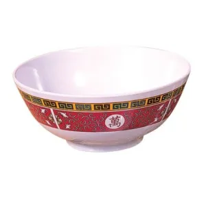 Yanco LG-5208 8" Noodle Bowl, Chinese Style, Melamine 60 Oz, Pack of 24 (2 Dz)