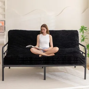 YOSHOOT 6 Inches Futon Mattress Full Size, Thick Futons Sofa Bed Couch, Floor Mattress for Adults, Shredded Foam Filling(Frame Not Included), Medium Firm