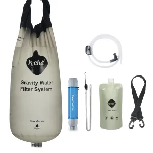 Yuclet Gravity Water Filter: Pure Water Anywhere!