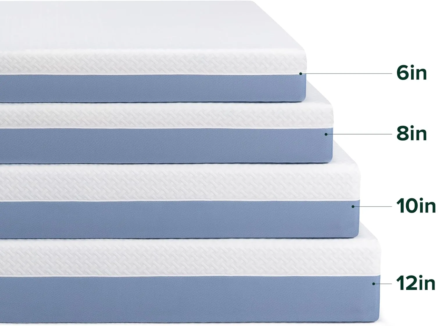 ZINUS 10 Inch Cooling Essential Memory Foam Mattress [New Version], Queen, Fiberglass Free, Medium Feel, Cooling Airflow Memory Foam, Certified Safe Foams & Fabric, Mattress in A Box