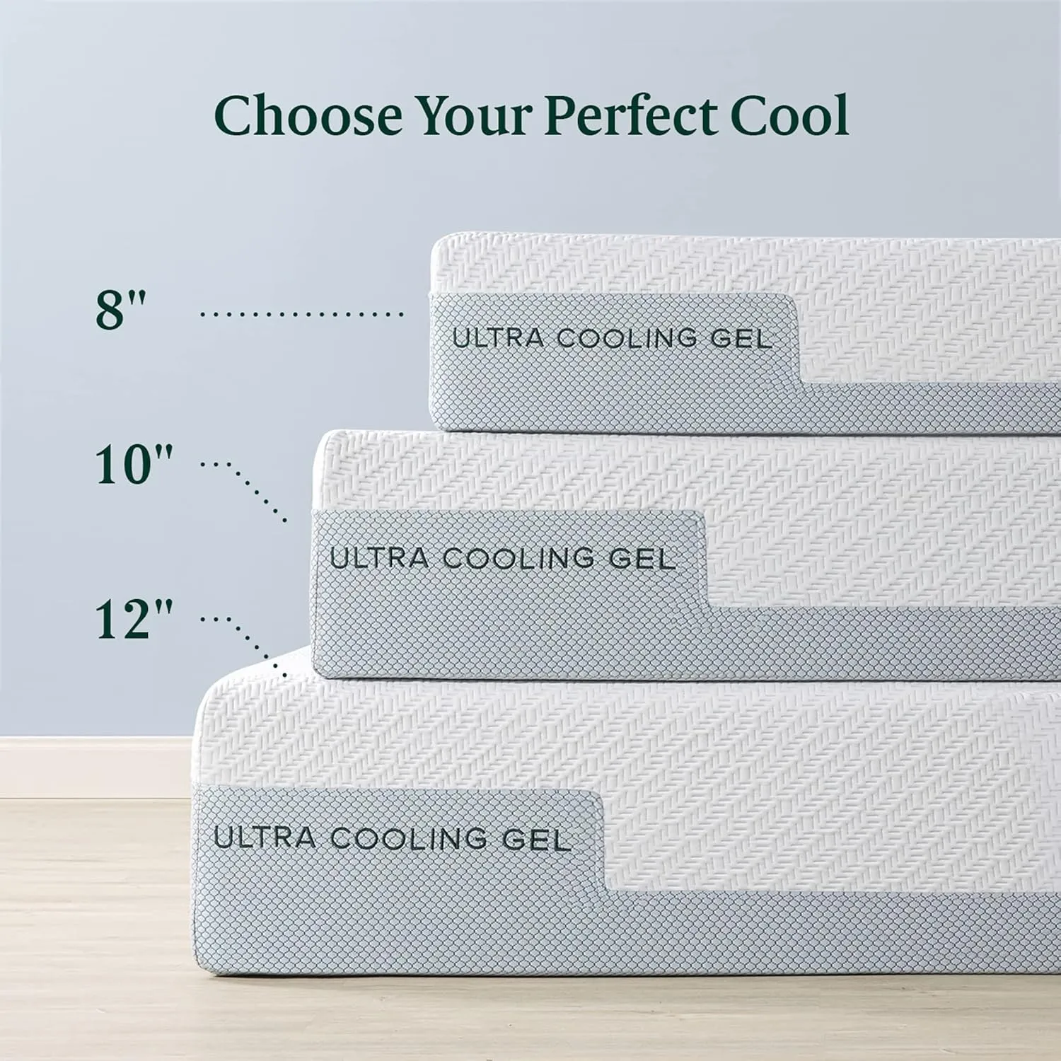 ZINUS 10 Inch Ultra Cooling Gel Memory Foam Mattress, Queen, Cool-to-Touch Soft Knit Cover, Pressure Relieving, CertiPUR-US Certified, Mattress in A Box, All-New, Made in USA