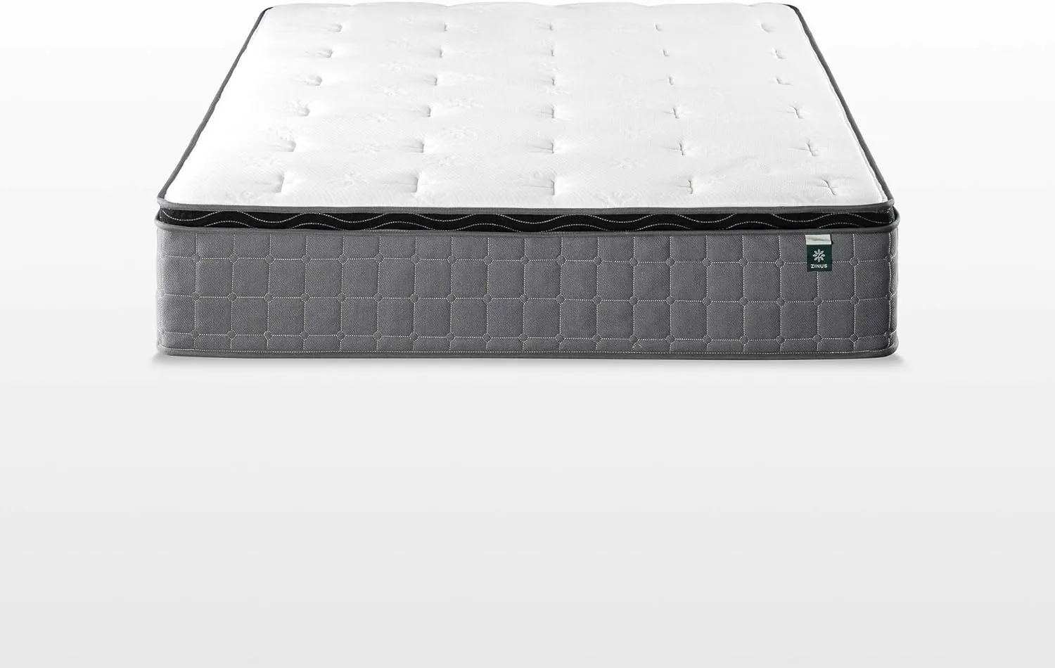 ZINUS 12 Inch Cool Touch Comfort Gel-Infused Hybrid Mattress, Twin, Pocket Innersprings for Motion Isolation, Mattress in A Box