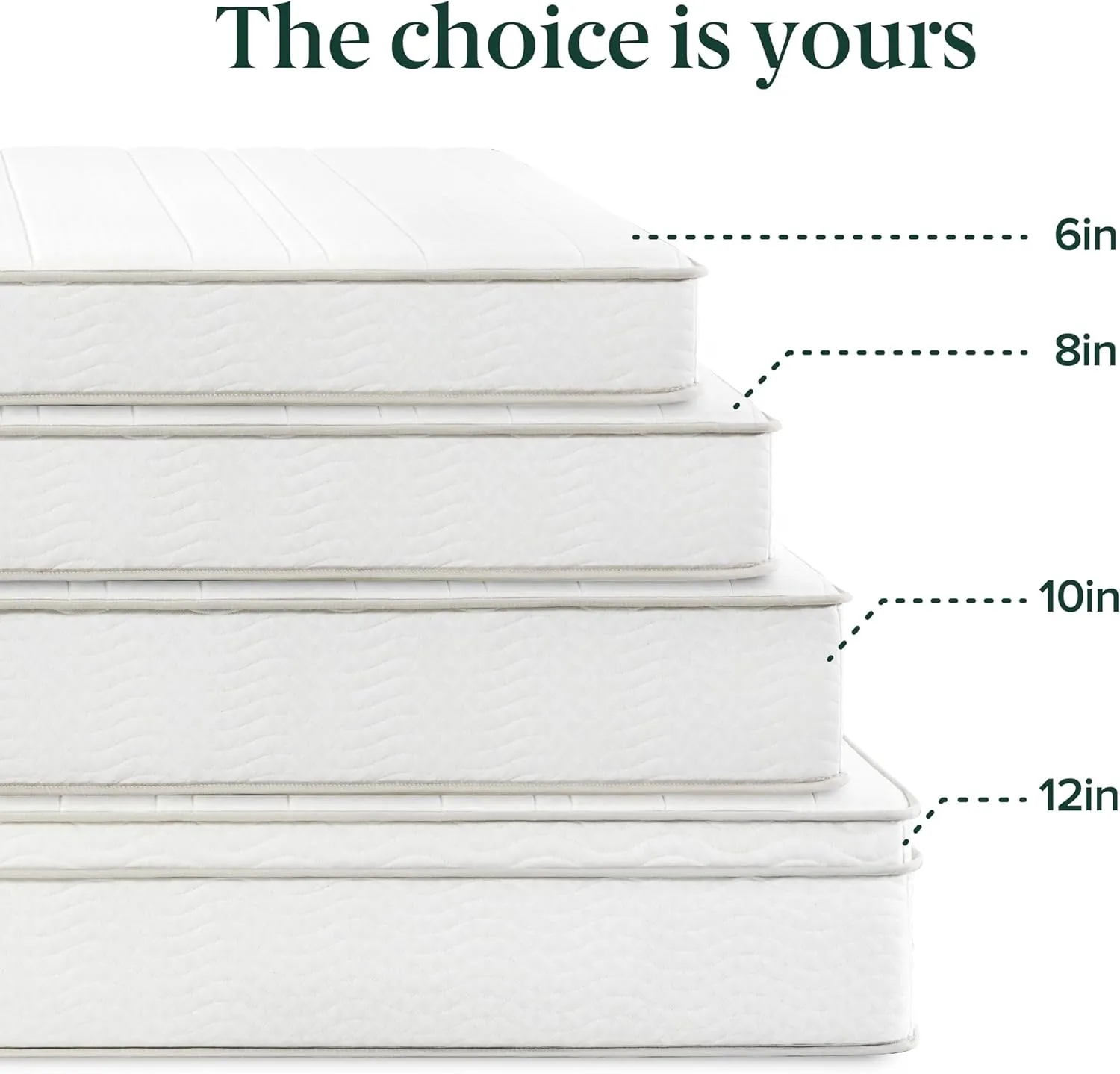 ZINUS 12 Inch Foam and Spring Hybrid Mattress [New Version], Full, Fiberglass Free, Medium Firmness, Durable Support, Certified Safe Foams & Fabric, Mattress in A Box