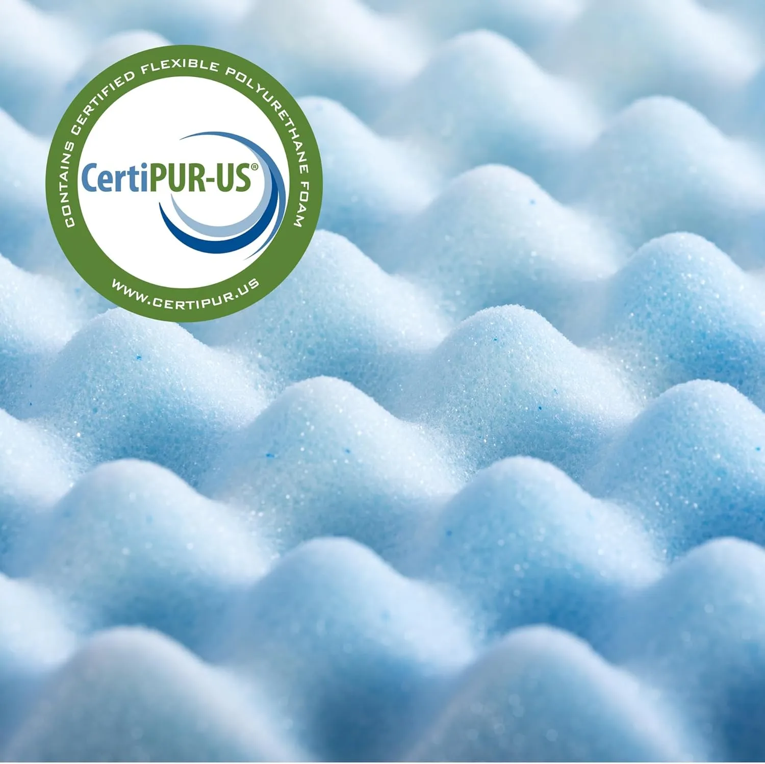 ZINUS 1.5 Inch Swirl Gel Cooling Memory Foam Mattress Topper, Smaller, More Convenient WonderBox Packaging, Cooling, Airflow Design, CertiPUR-US Certified, Twin