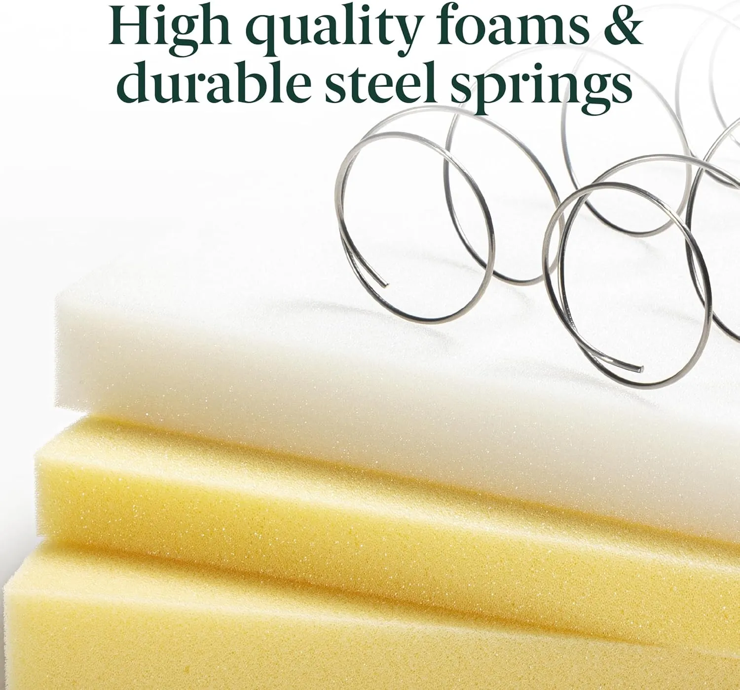 ZINUS 6 Inch Foam and Spring Hybrid Mattress [New Version], Twin, Medium Firmness, Durable Support, Certified Safe Foams & Fabric, Mattress in A Box