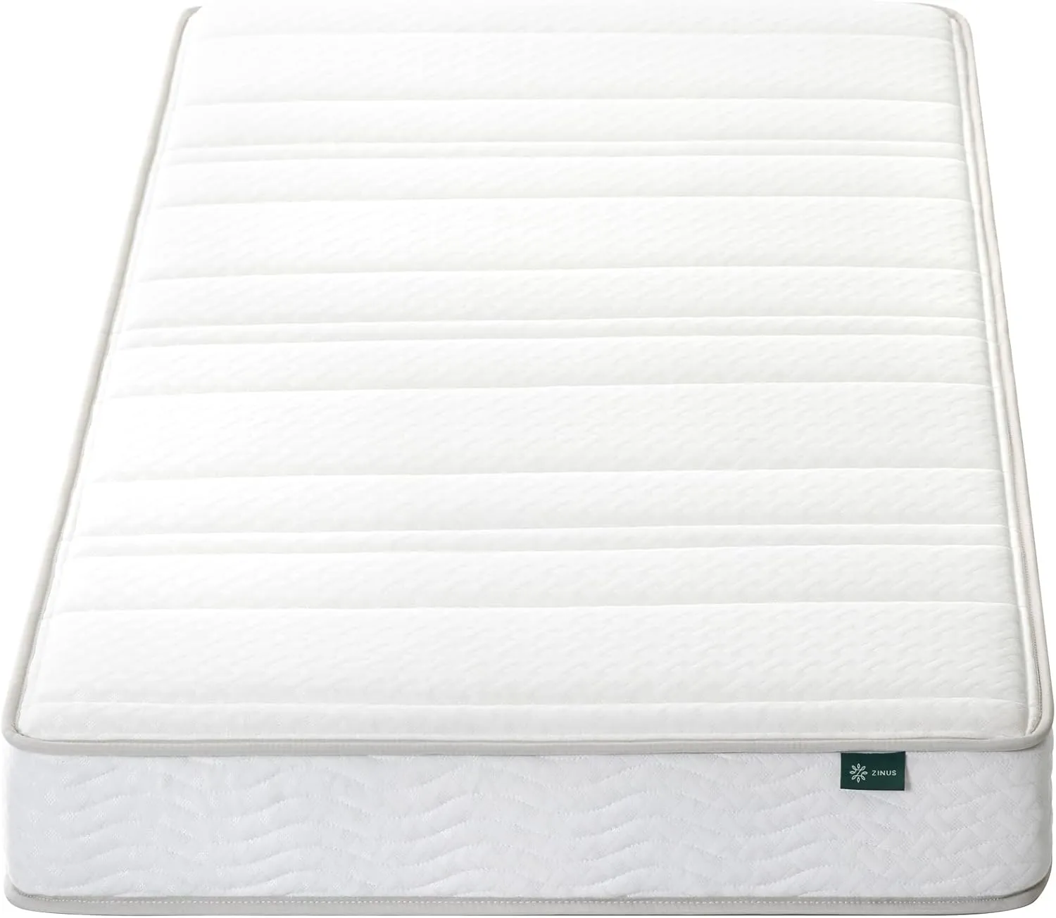 ZINUS 6 Inch Foam and Spring Hybrid Mattress [New Version], Twin, Medium Firmness, Durable Support, Certified Safe Foams & Fabric, Mattress in A Box
