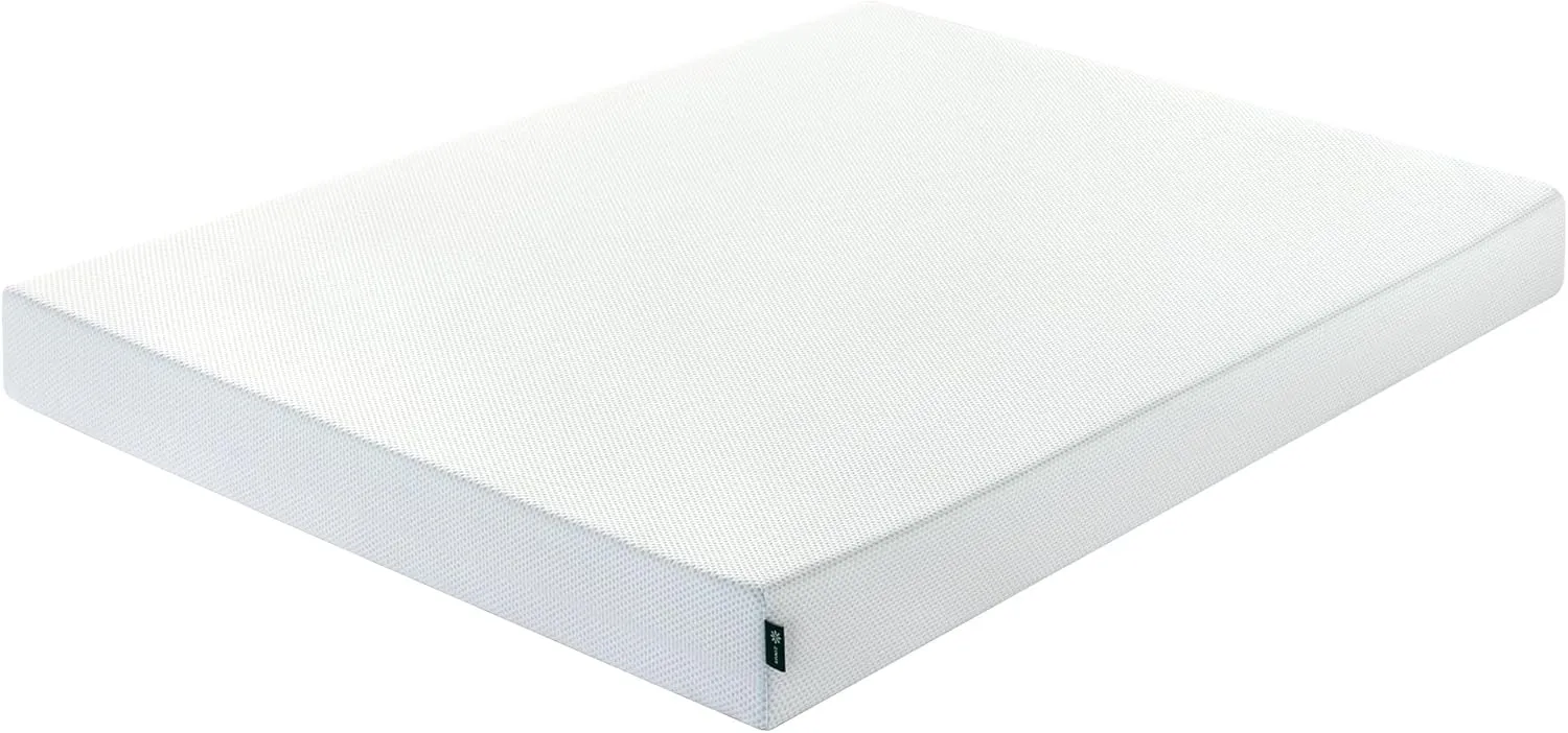 ZINUS 6 Inch Green Tea Cooling Memory Foam Mattress [New Version], Full, Fiberglass Free, Medium Firmness, Cooling Gel Foam, Certified Safe Foams & Fabric, Mattress in A Box