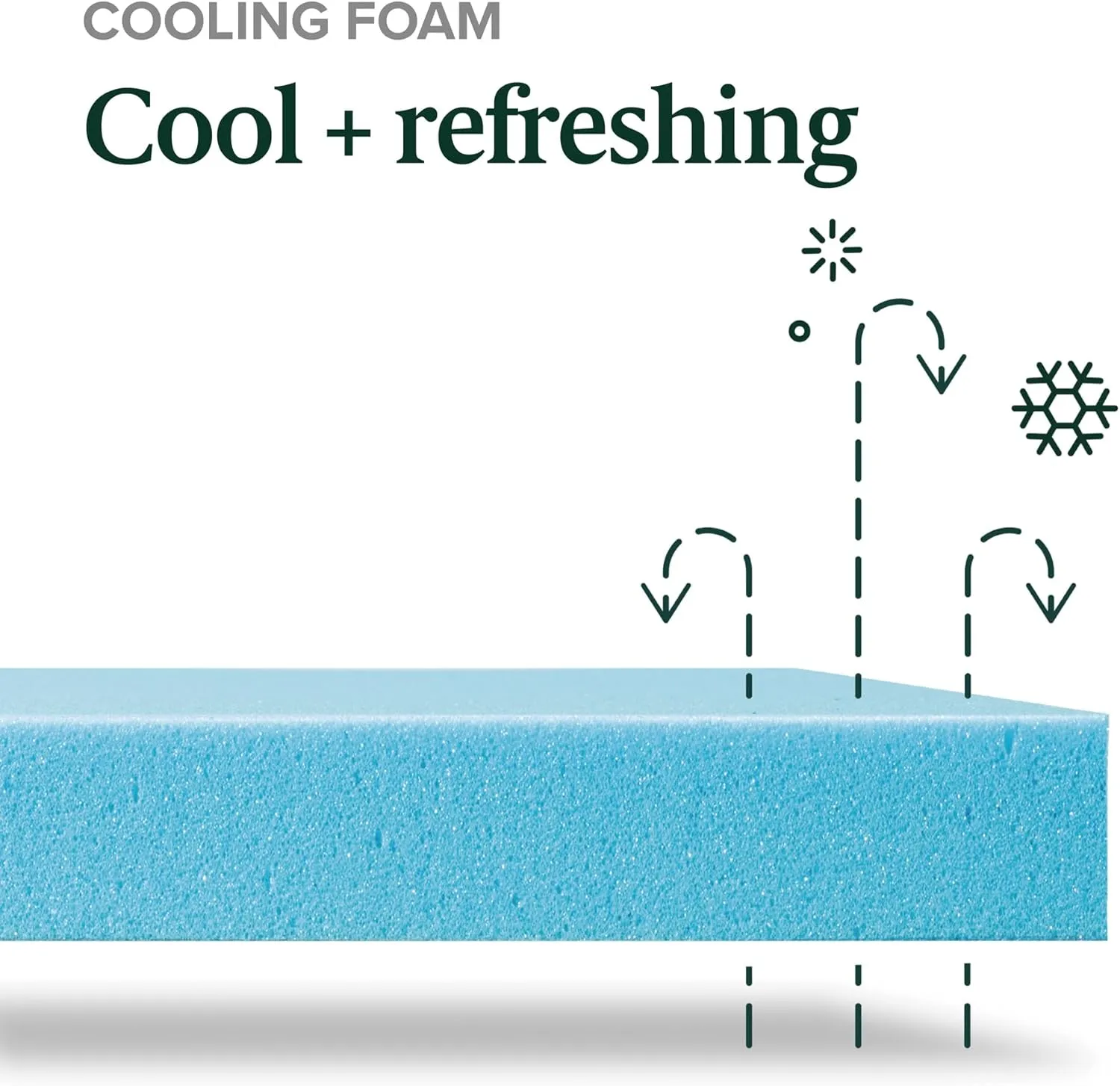ZINUS 8 Inch Green Tea Cooling Memory Foam Mattress [New Version], Twin, Fiberglass Free, Medium Firmness, Cooling Gel Foam, Certified Safe Foams & Fabric, Mattress in A Box