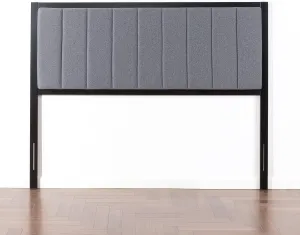 ZINUS Anuar Upholstered Headboard Channel Stitched Upholstery, Easy Assembly, Queen, Gray