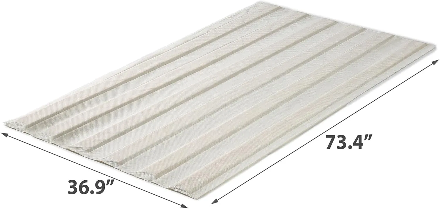 ZINUS Compack Fabric Covered Wood Slats, Bunkie Board, Box Spring Replacement, Twin