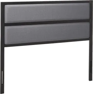 ZINUS Jessica Modern Studio Upholstered Metal Headboard, Full
