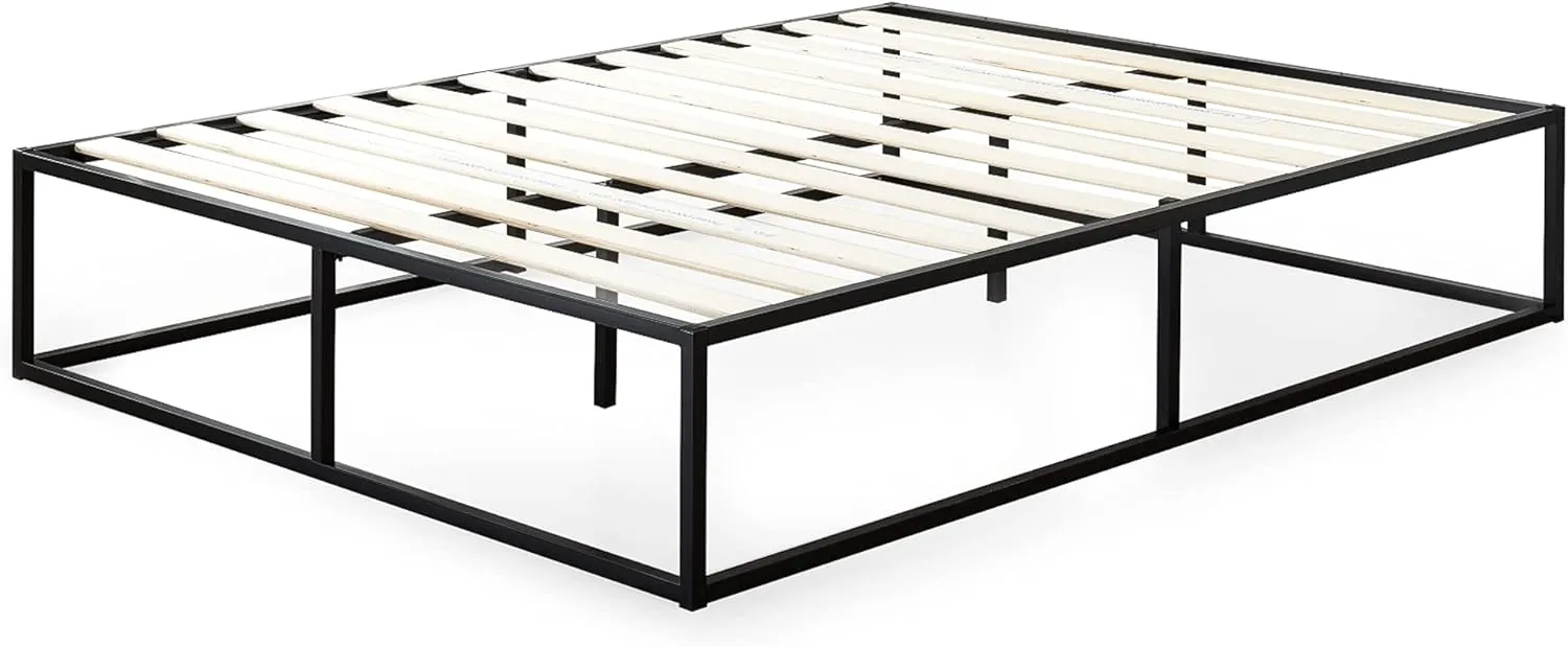 ZINUS Joseph 14" Metal Platforma Bed Frame, Mattress Foundation, Wood Slat Support, No Box Spring Needed, Sturdy Steel Structure, King