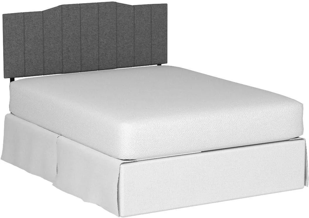 ZINUS Satish Upholstered Headboard Channel Stitched Upholstery, Easy Assembly, Full, Gray