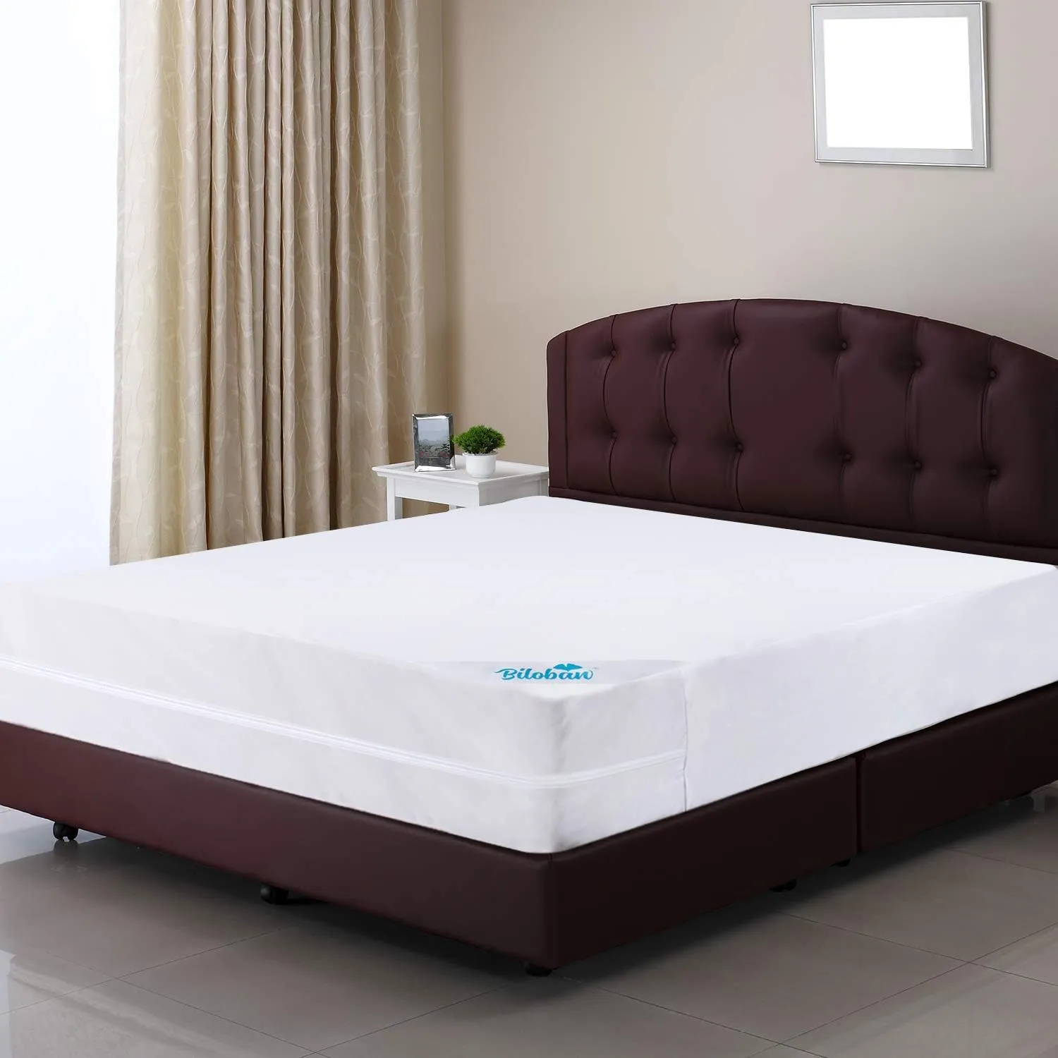Zippered Twin Mattress Protector Waterproof (4/5/7/9Inches), Mattress Cover Fits for Amazon Basics & ZINUS Box Spring Mattress for Kids, 6 Sides Wrapping Zippered Mattress Encasement